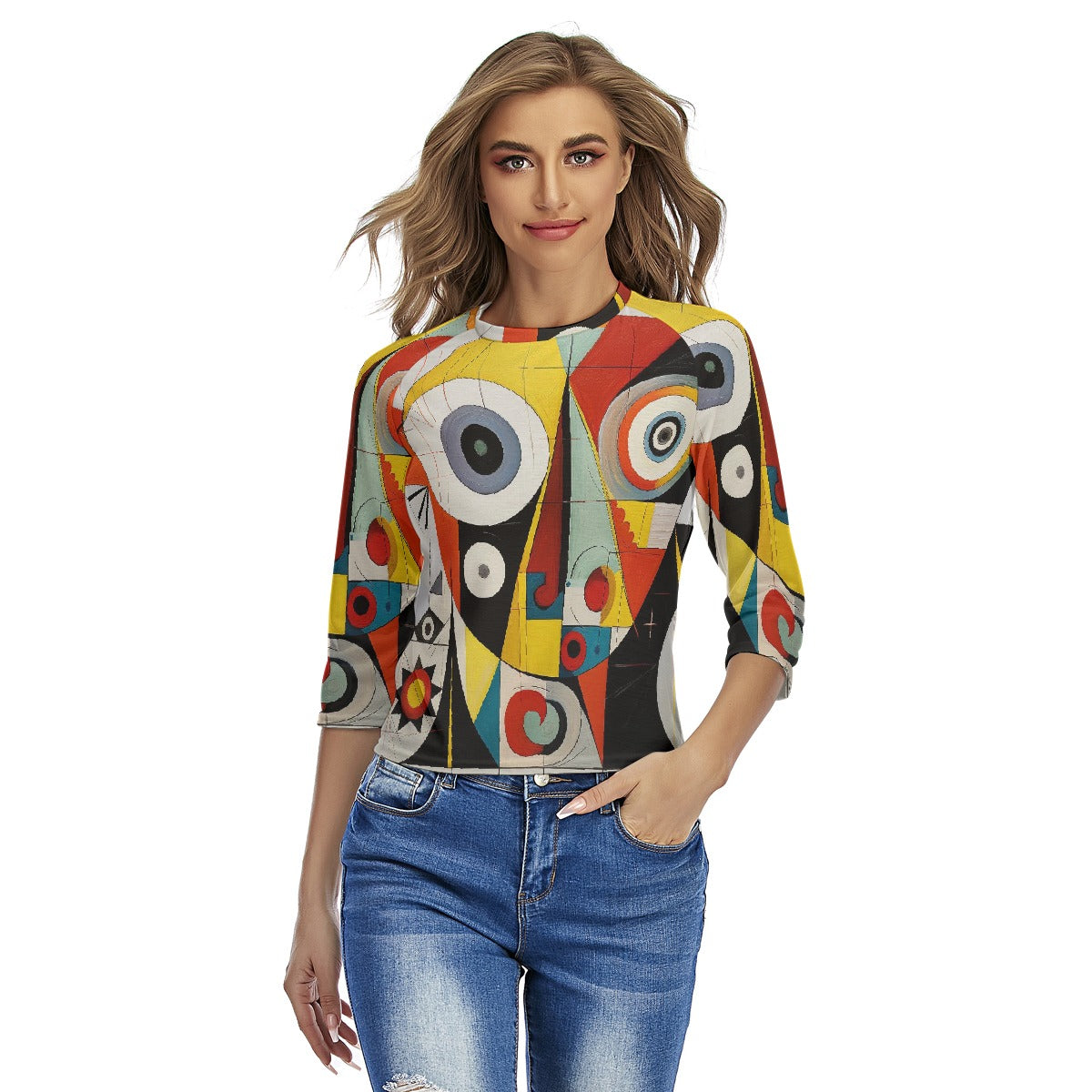 All-Over Print Women's Raglan Sleeves T-shirts