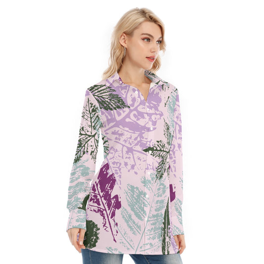 All-Over Print Women's Long Shirt