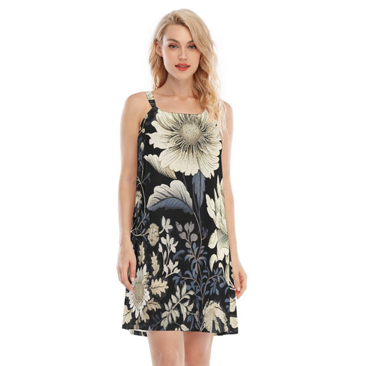 All-Over Print Women's O-neck Cami Dress