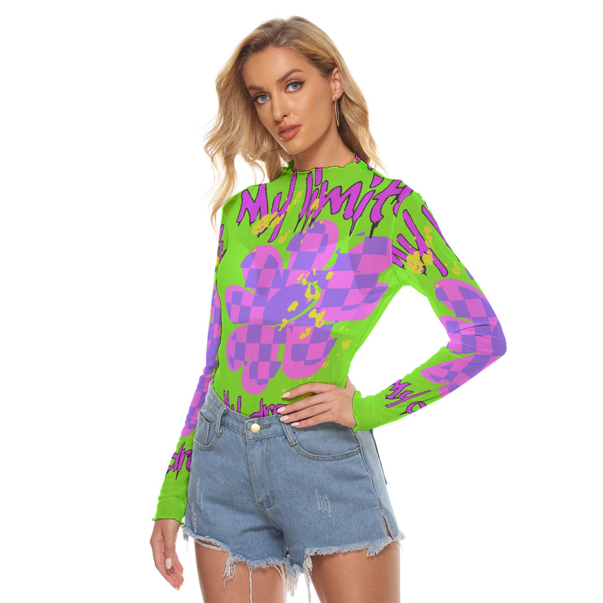 All-Over Print Women's Mesh T-shirt