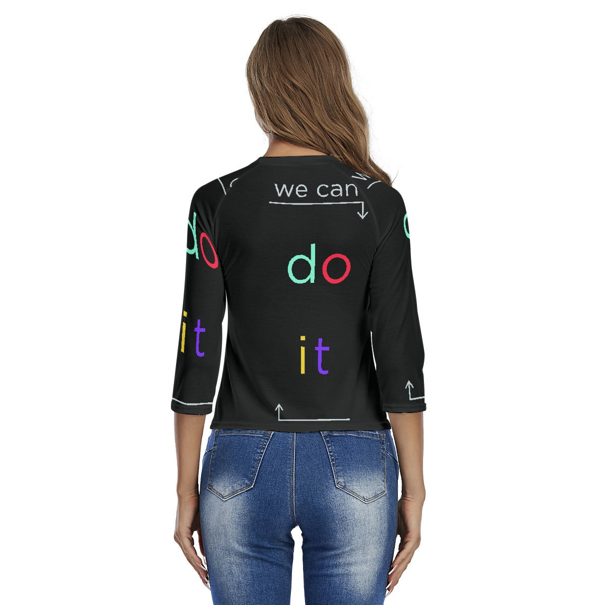 All-Over Print Women's Raglan Sleeves T-shirts