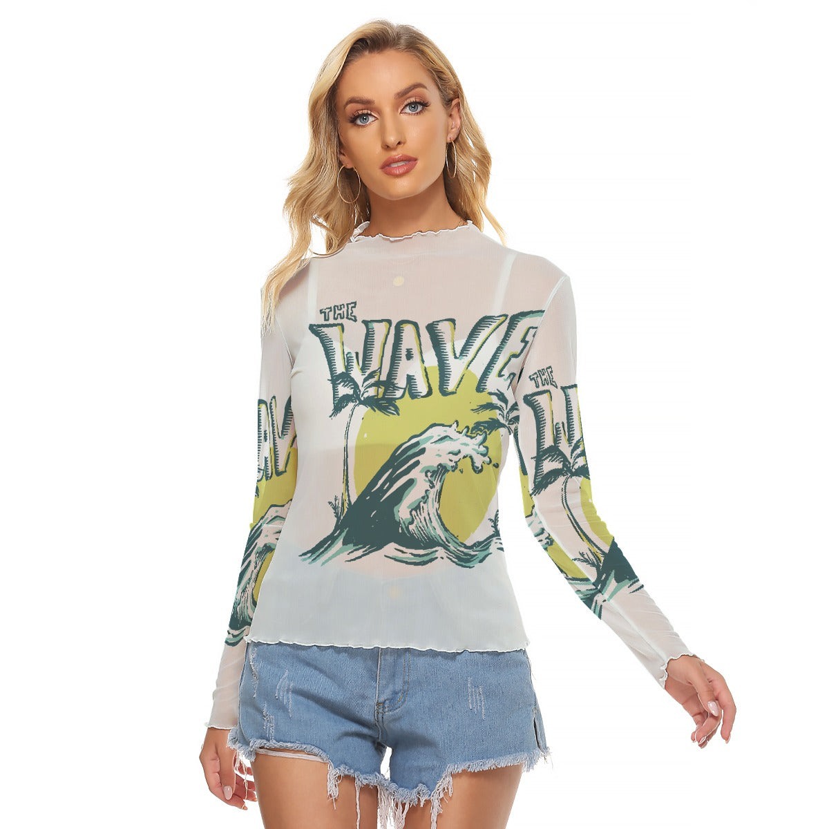 All-Over Print Women's Mesh T-shirt