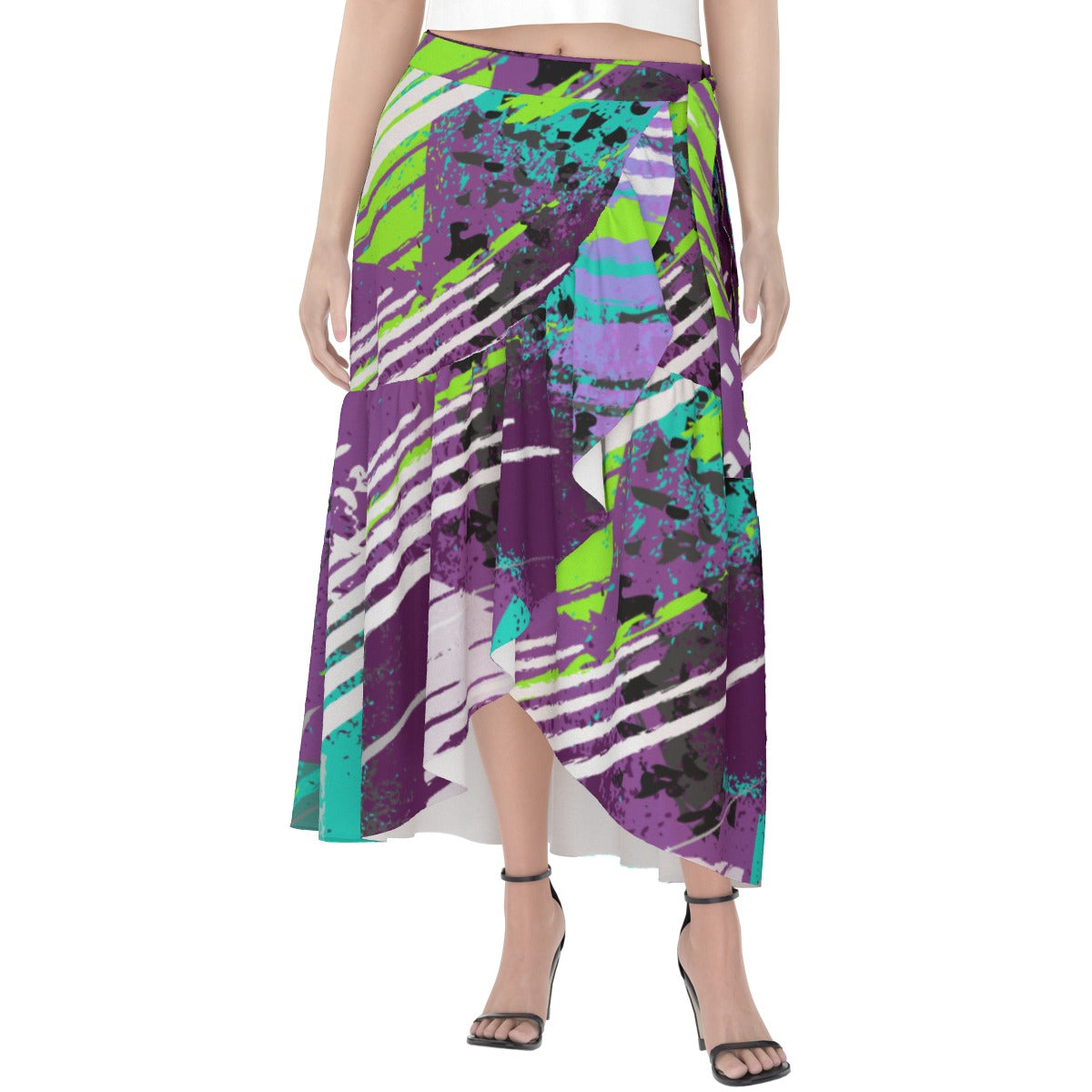 All-Over Print Women's Wrap Skirt