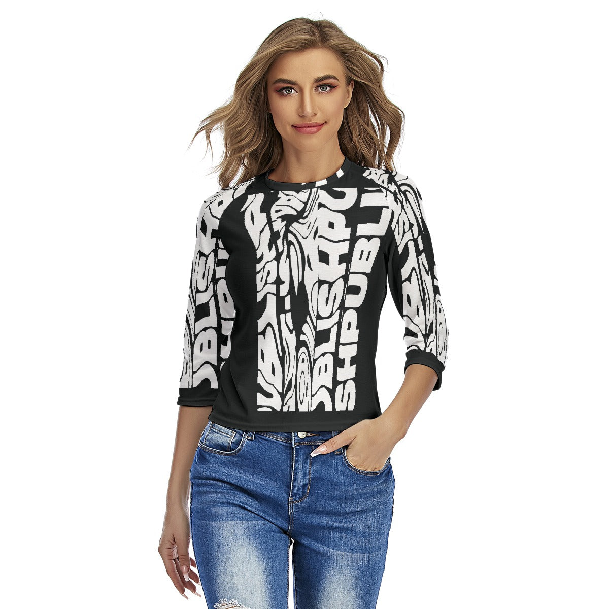 All-Over Print Women's Raglan Sleeves T-shirts