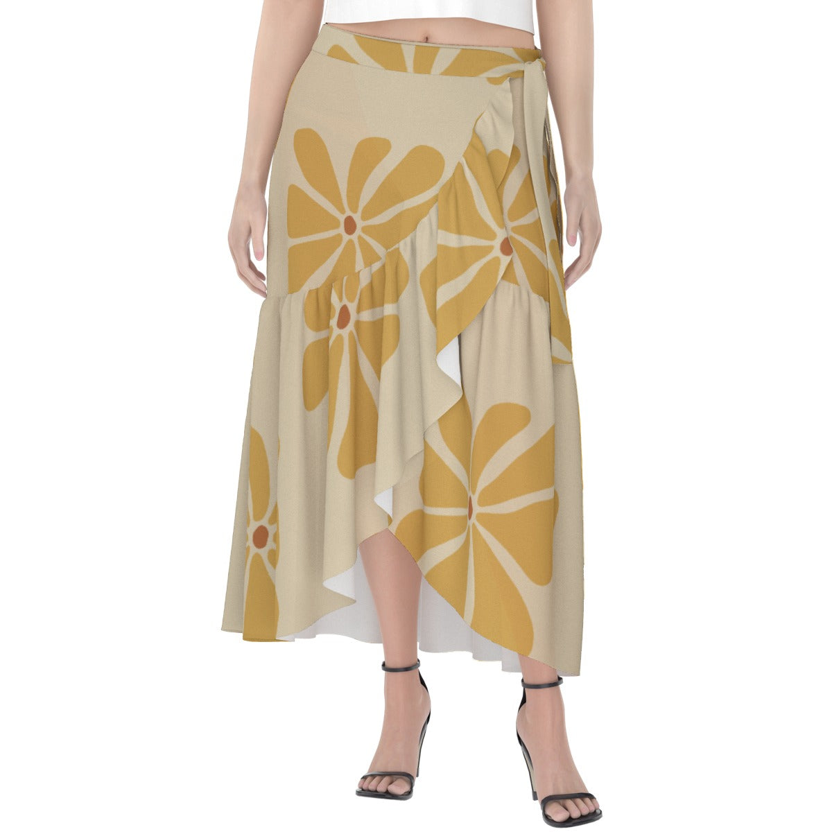 All-Over Print Women's Wrap Skirt