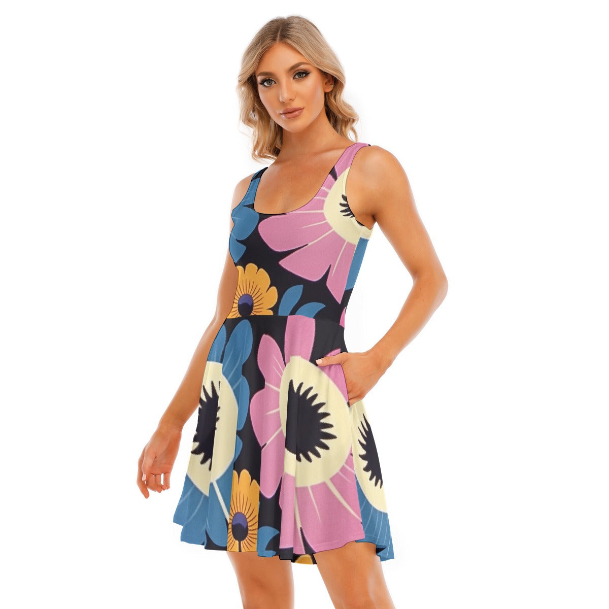 All-Over Print Women's Tank Vest Dress