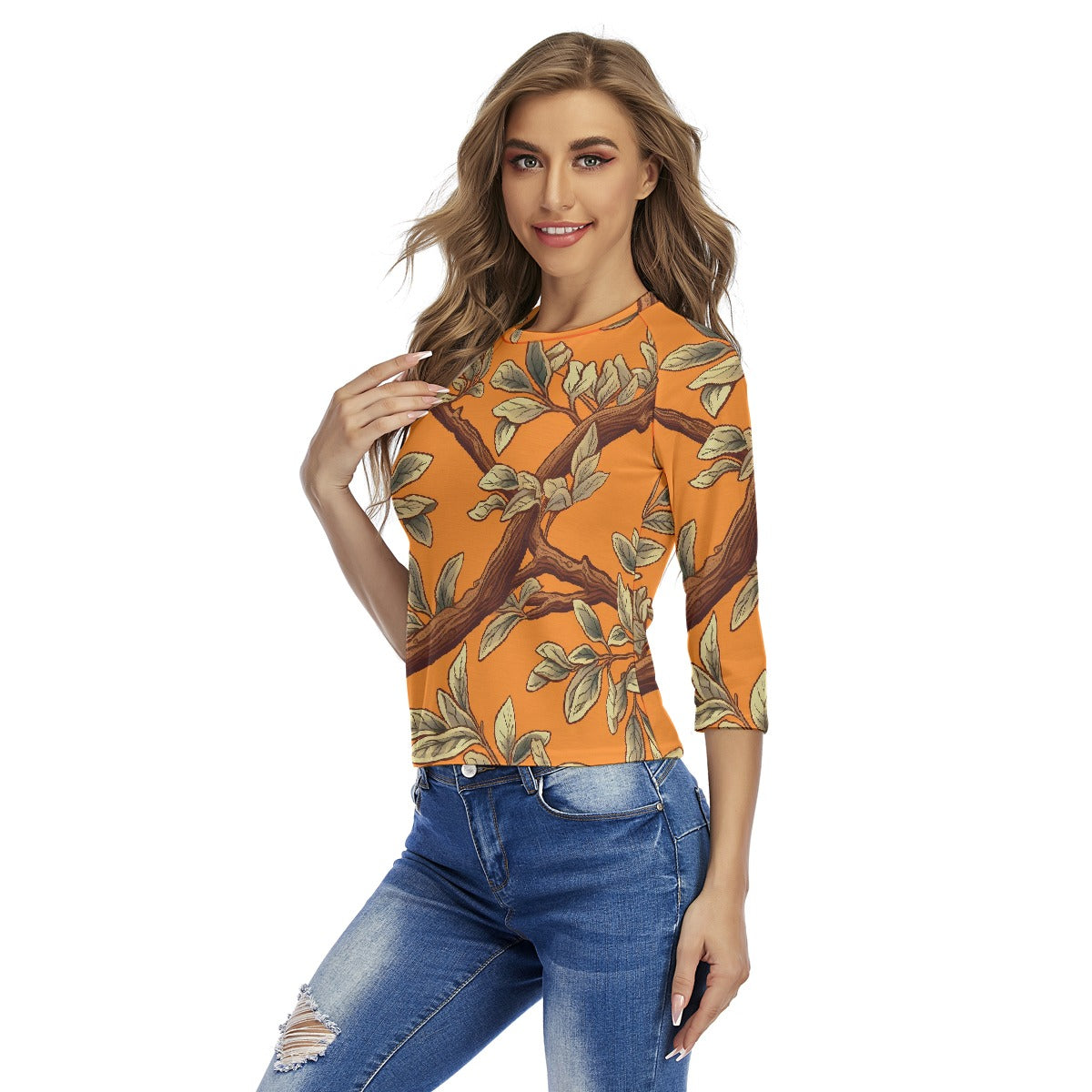 All-Over Print Women's Raglan Sleeves T-shirts