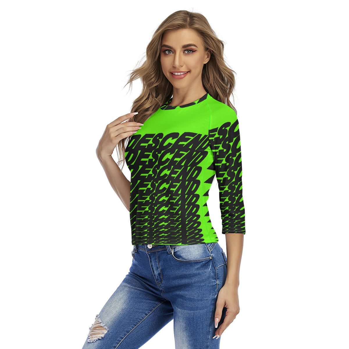 All-Over Print Women's Raglan Sleeves T-shirts