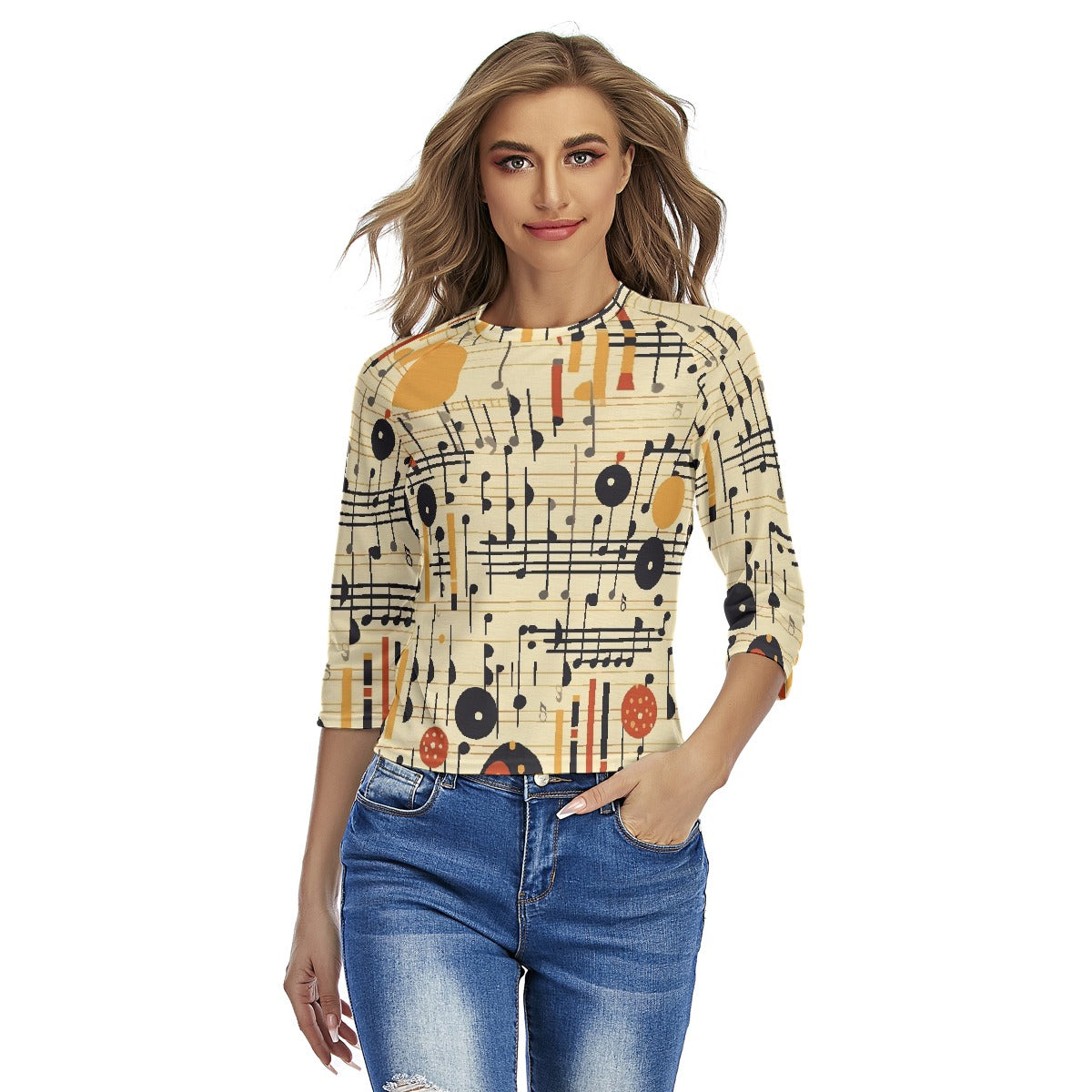 All-Over Print Women's Raglan Sleeves T-shirts