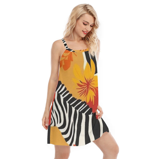 All-Over Print Women's Sleeveless Cami Dress