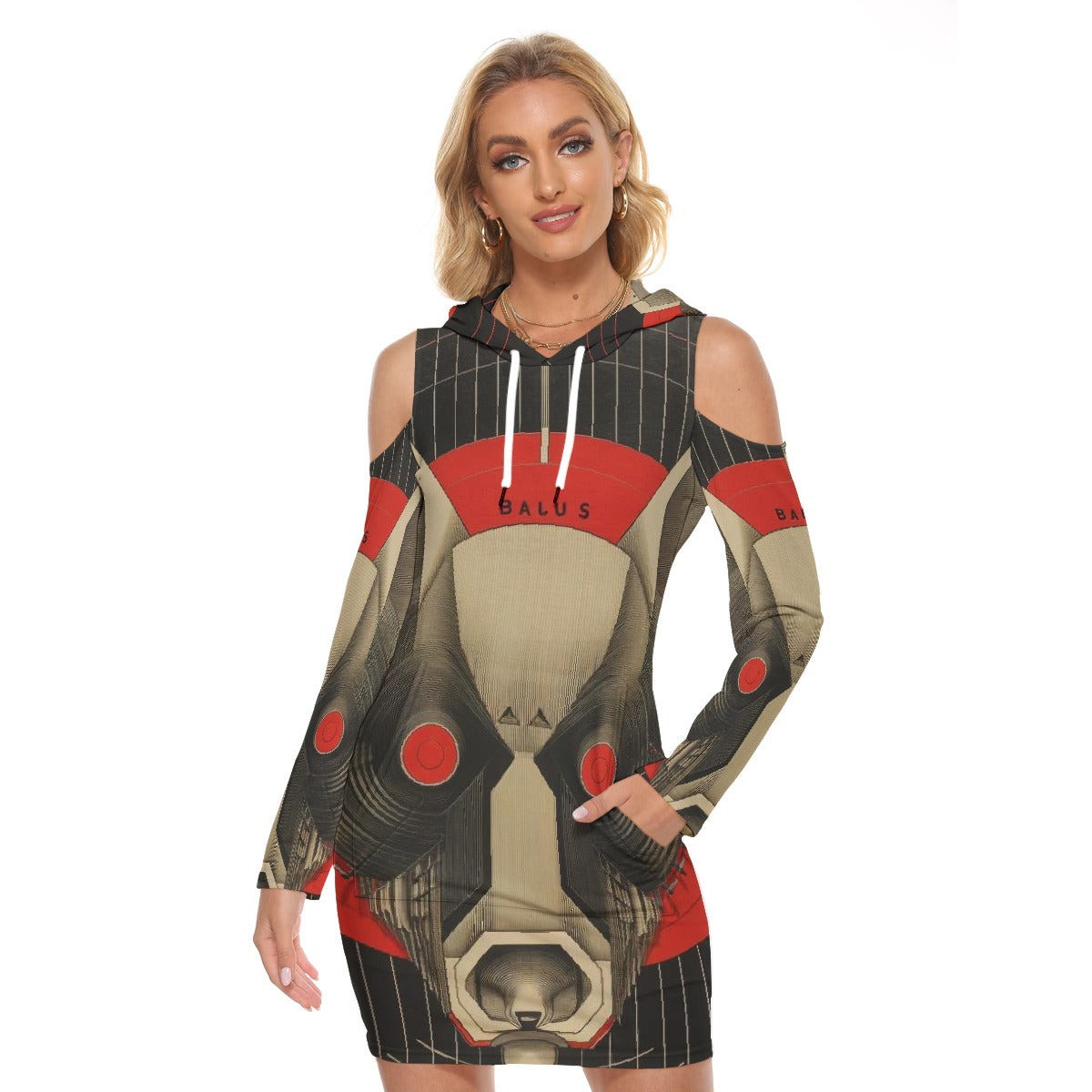 All-Over Print Women's Tight Dress