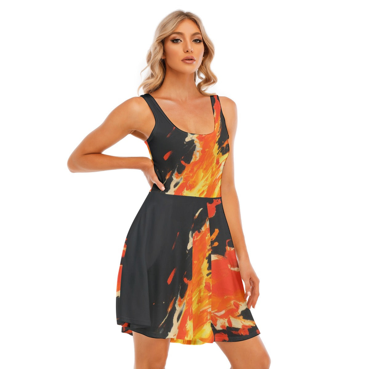 All-Over Print Women's Tank Vest Dress