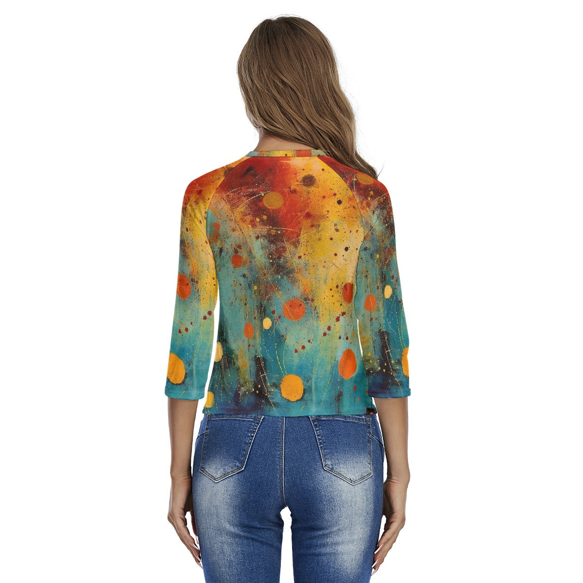 All-Over Print Women's Raglan Sleeves T-shirts