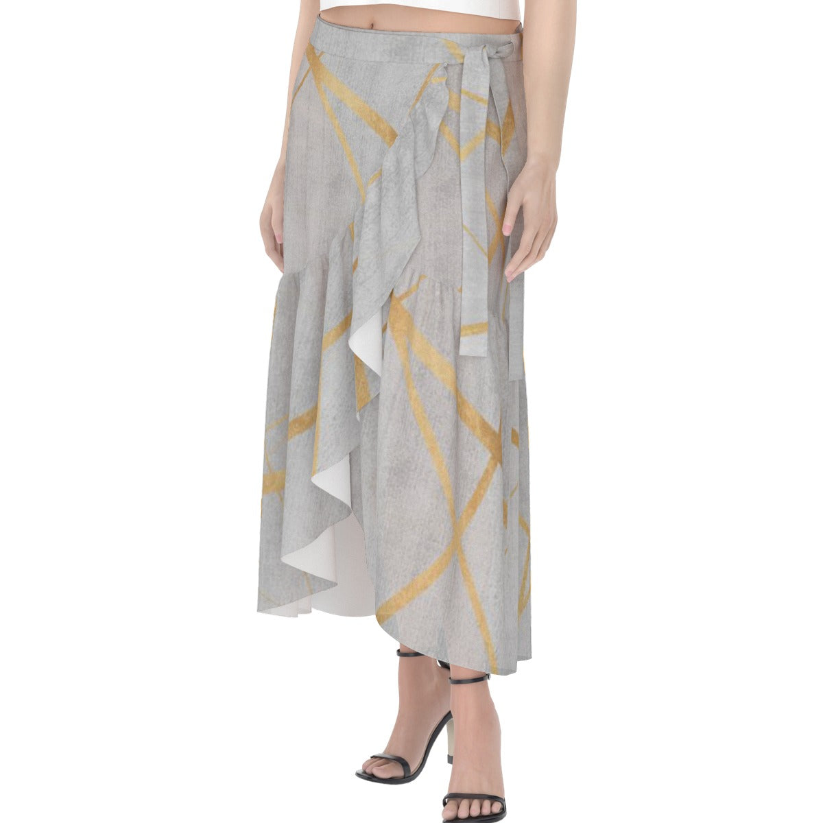 All-Over Print Women's Wrap Skirt