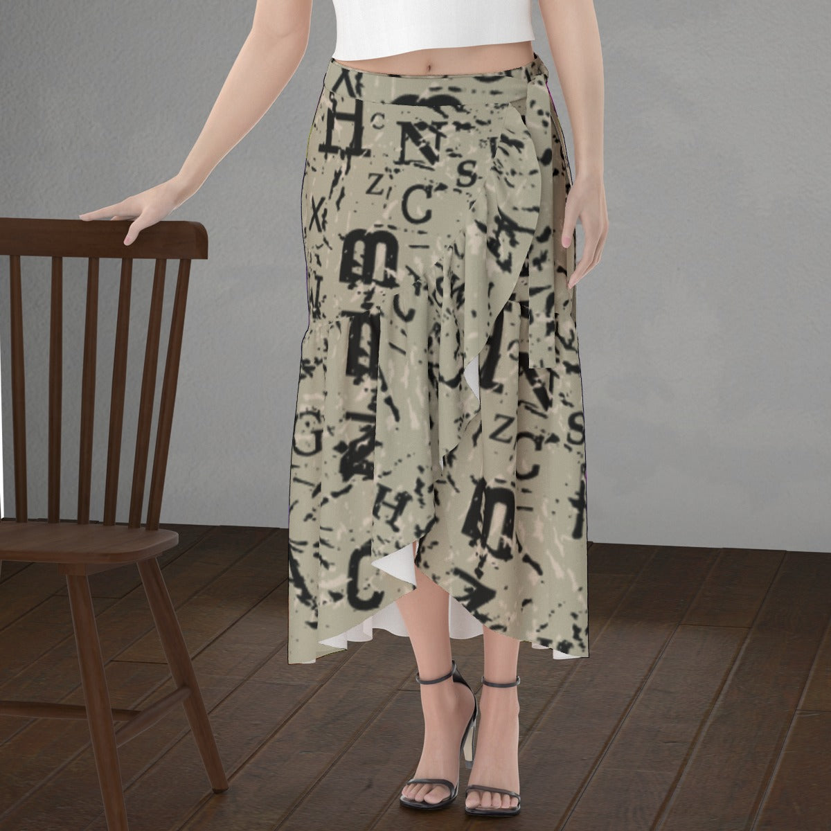 All-Over Print Women's Wrap Skirt