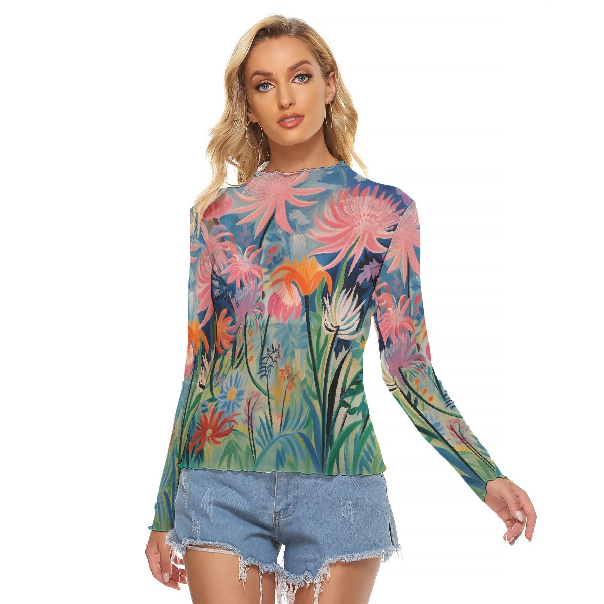 All-Over Print Women's Mesh T-shirt