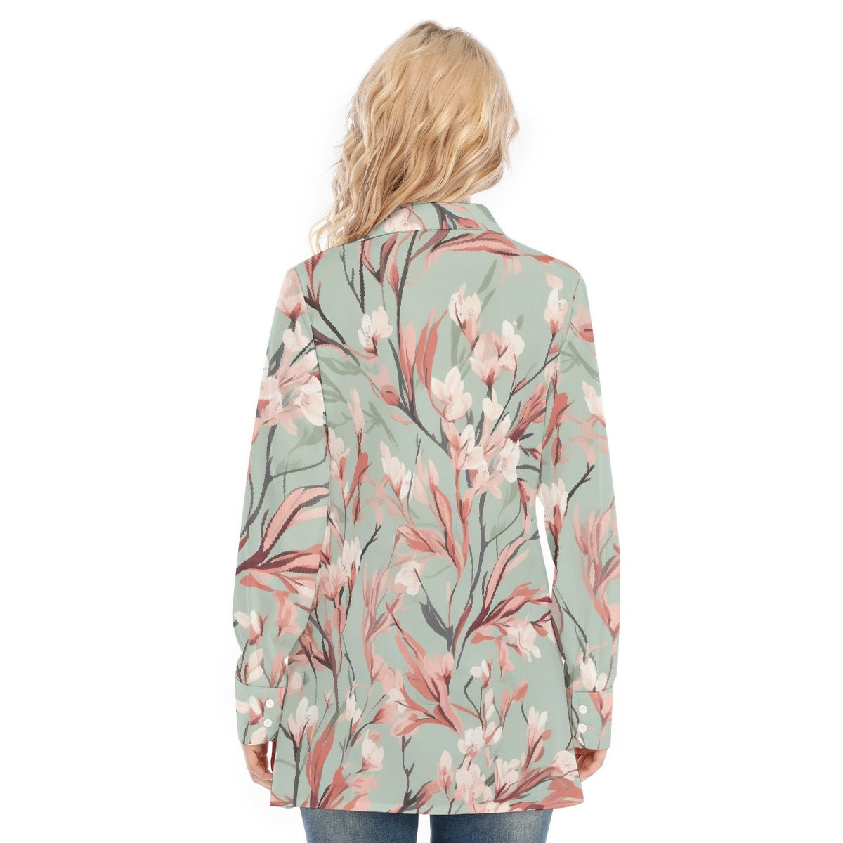 All-Over Print Women's Long Shirt