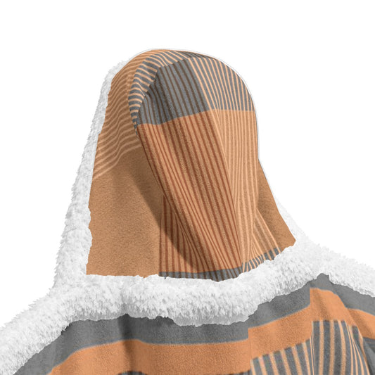 All-Over Print Unisex Wearable Hooded Blanket