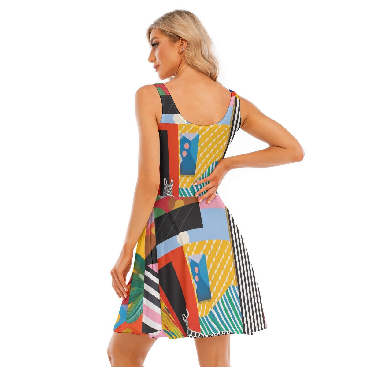 All-Over Print Women's Tank Vest Dress