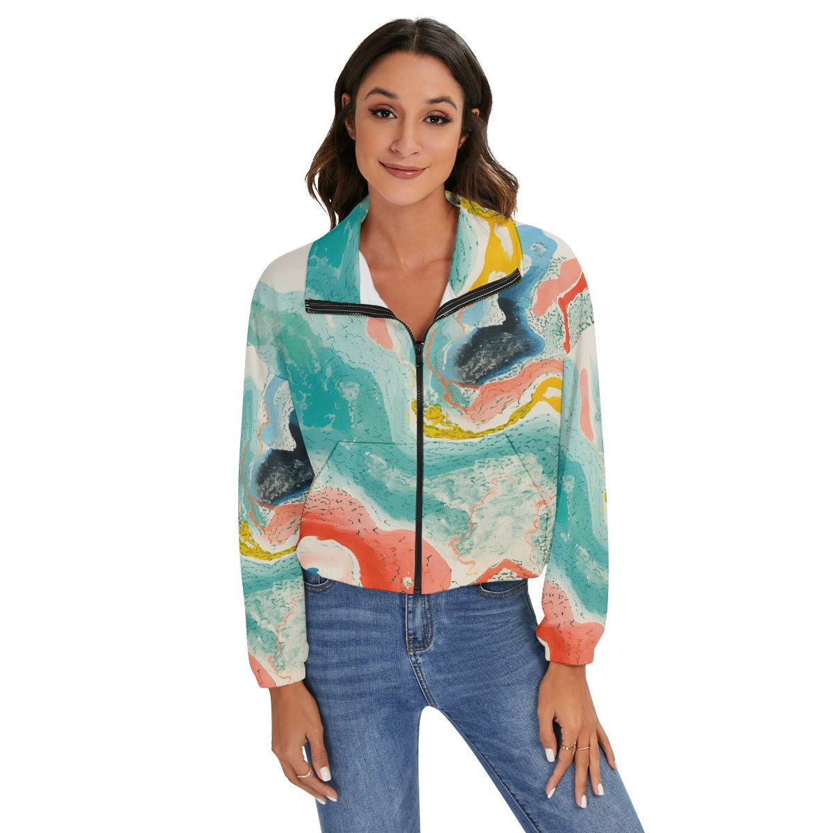 All-Over Print Women's Zip Jacket