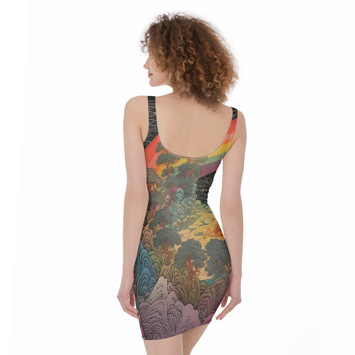 All-Over Print Women's Bodycon Dress