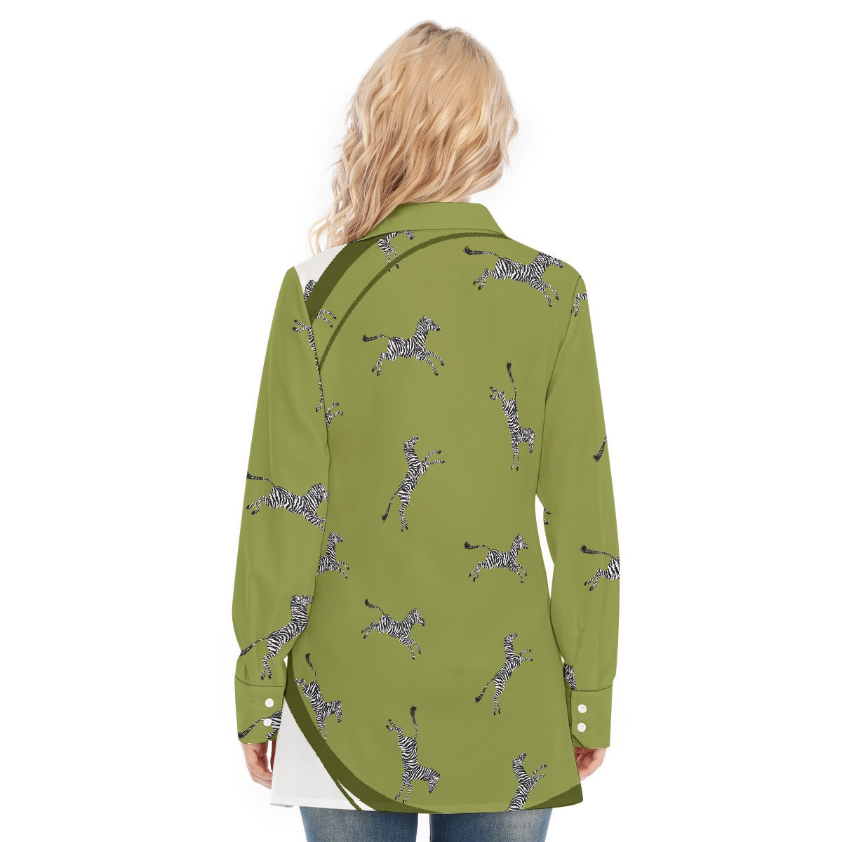 All-Over Print Women's Long Shirt