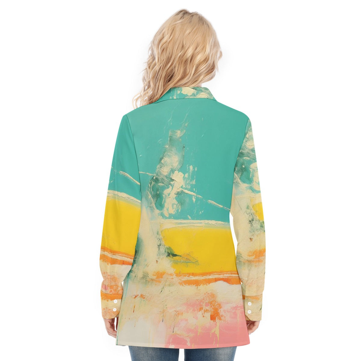 All-Over Print Women's Long Shirt