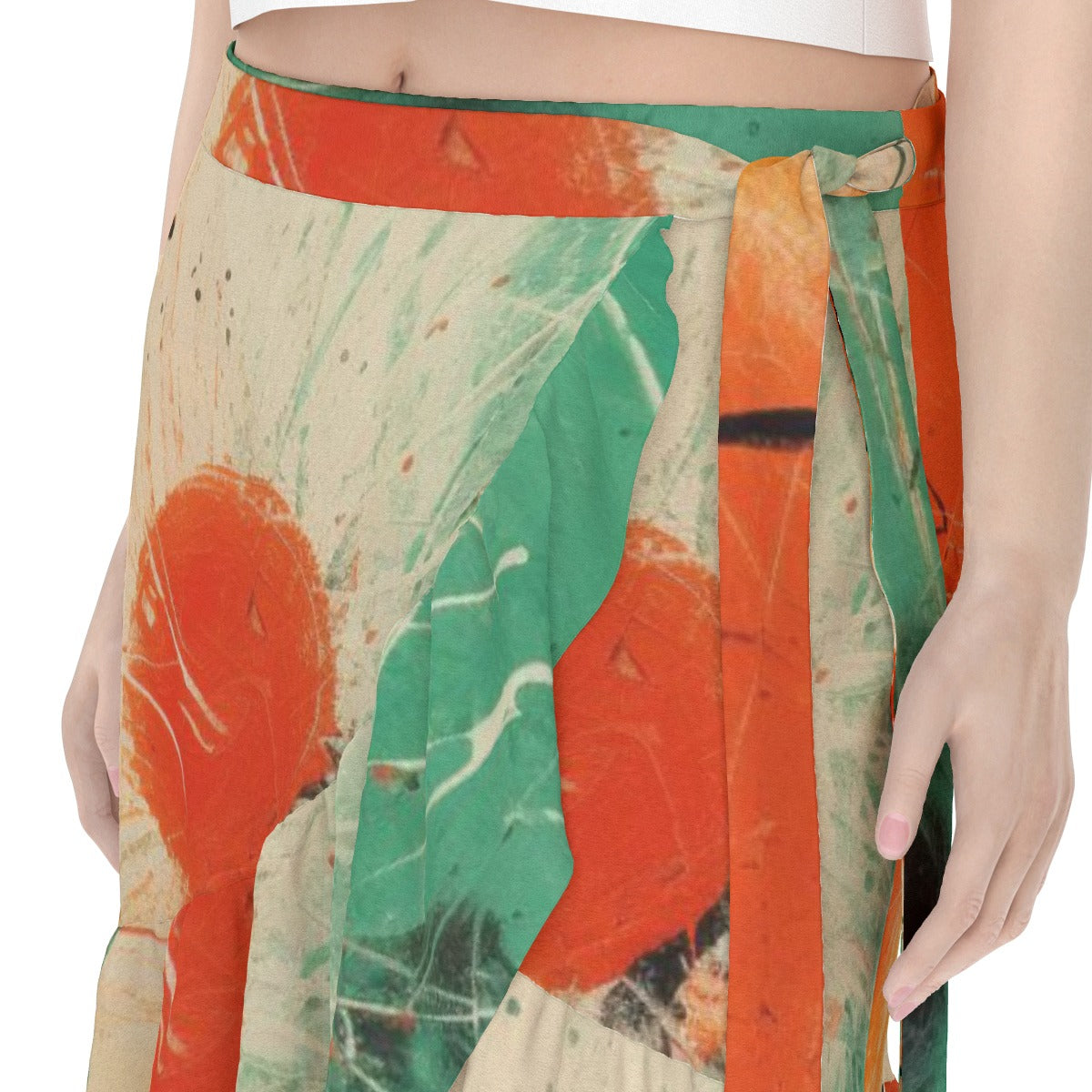 All-Over Print Women's Wrap Skirt