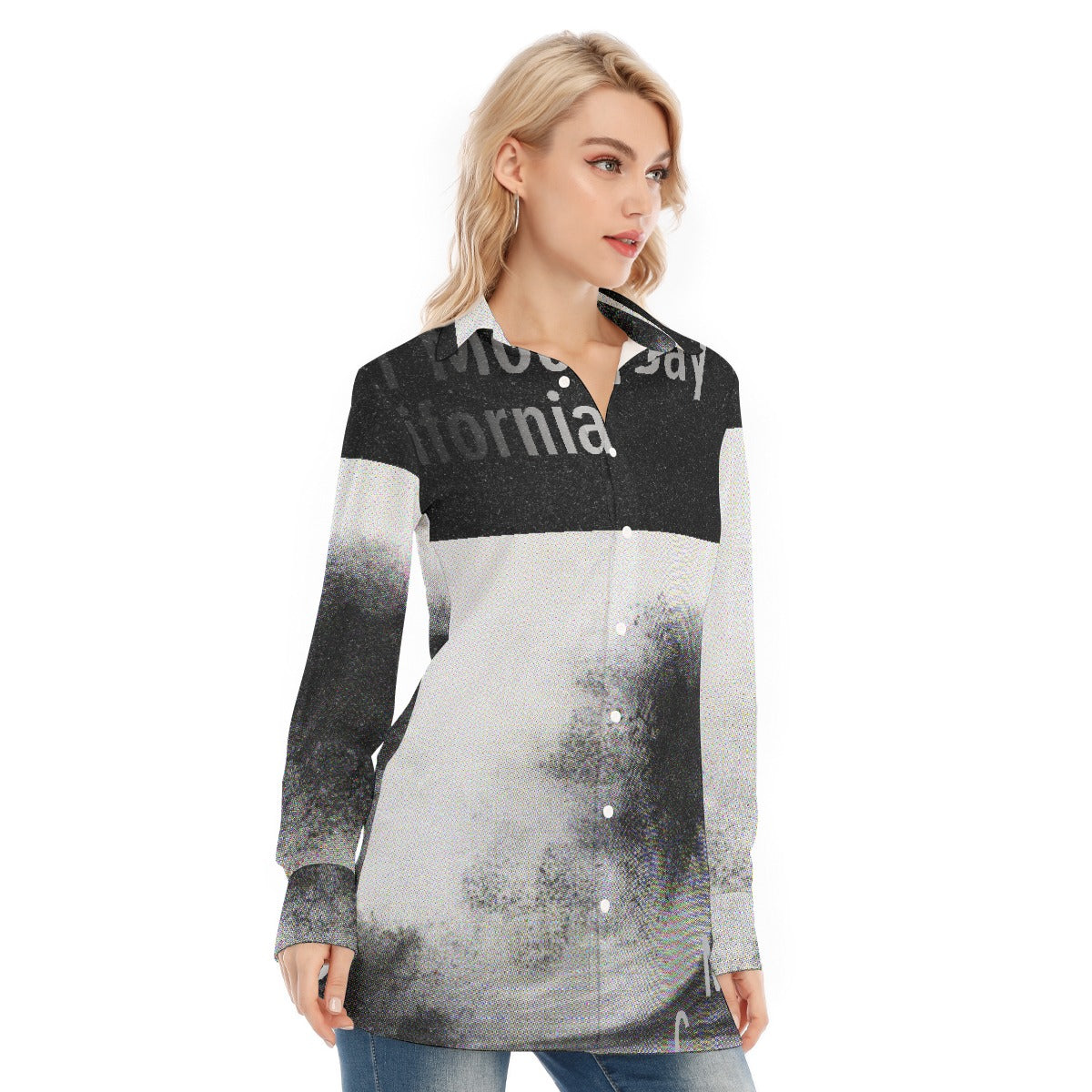 All-Over Print Women's Long Shirt