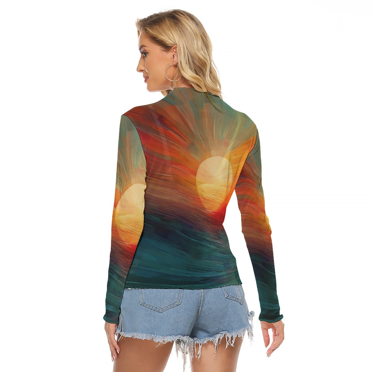 All-Over Print Women's Mesh T-shirt