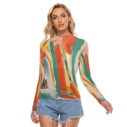 All-Over Print Women's Mesh T-shirt