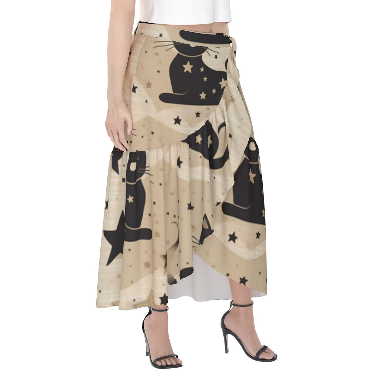 All-Over Print Women's Wrap Skirt