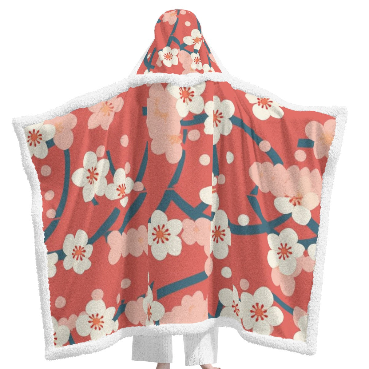 All-Over Print Unisex Wearable Hooded Blanket