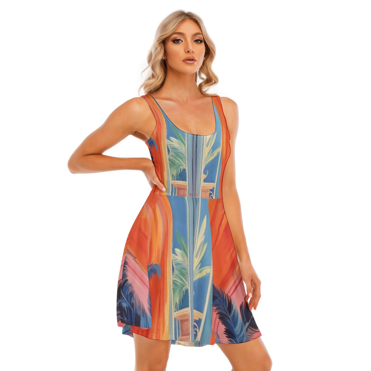 All-Over Print Women's Tank Vest Dress