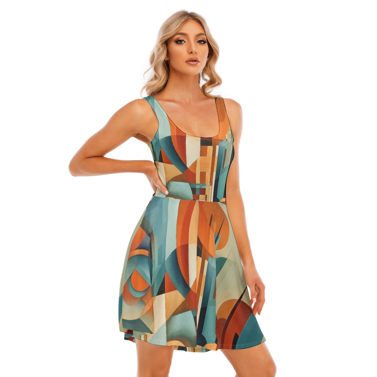 All-Over Print Women's Tank Vest Dress