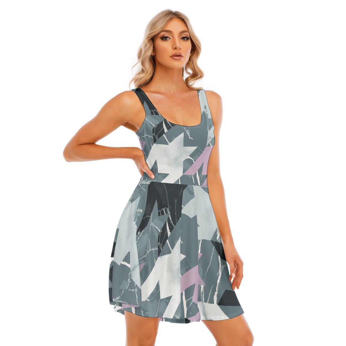 All-Over Print Women's Tank Vest Dress