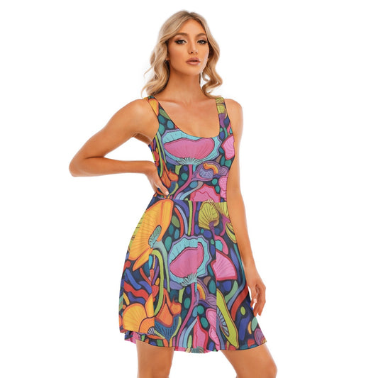 All-Over Print Women's Tank Vest Dress