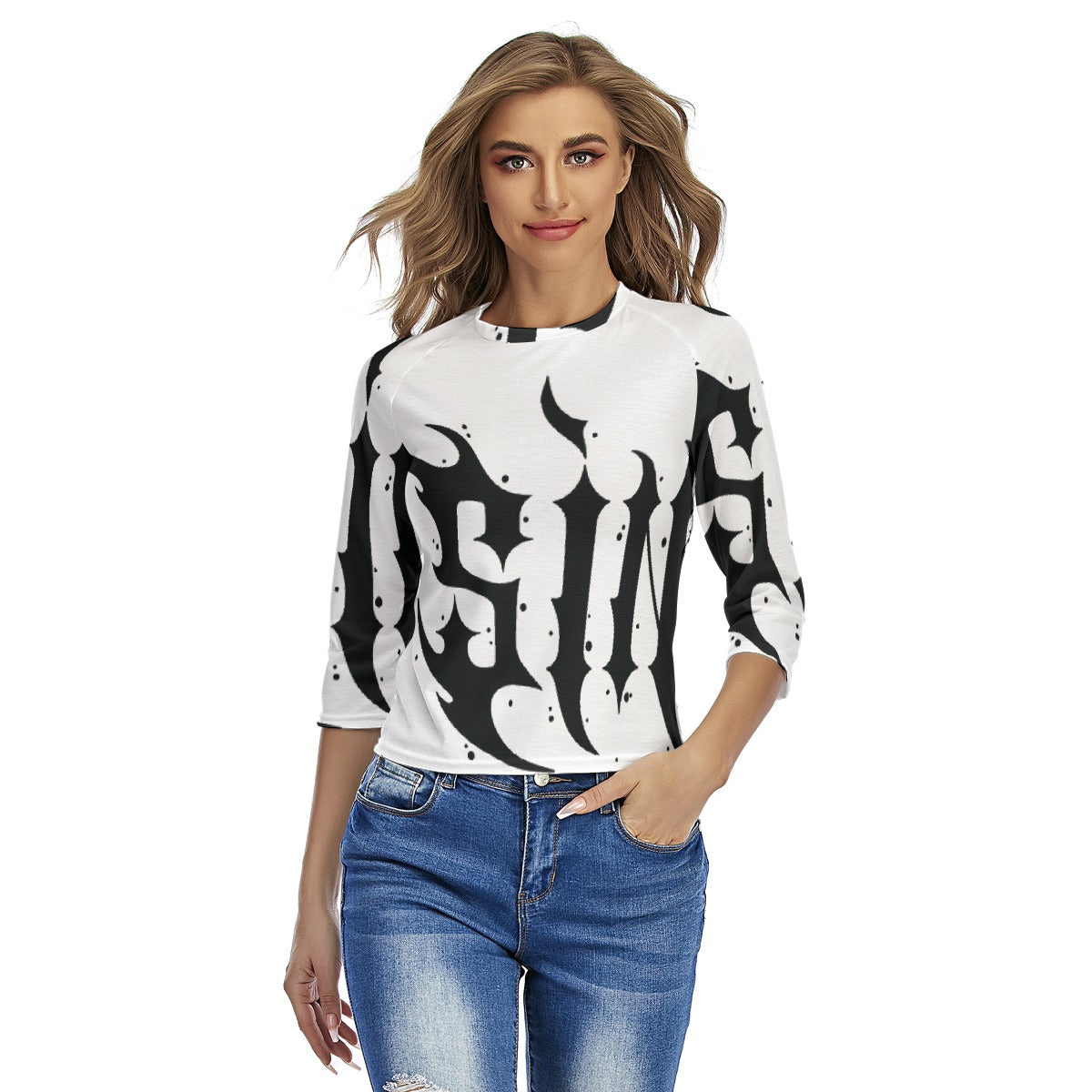 All-Over Print Women's Raglan Sleeves T-shirts