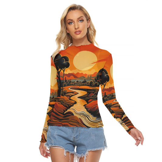 All-Over Print Women's Mesh T-shirt