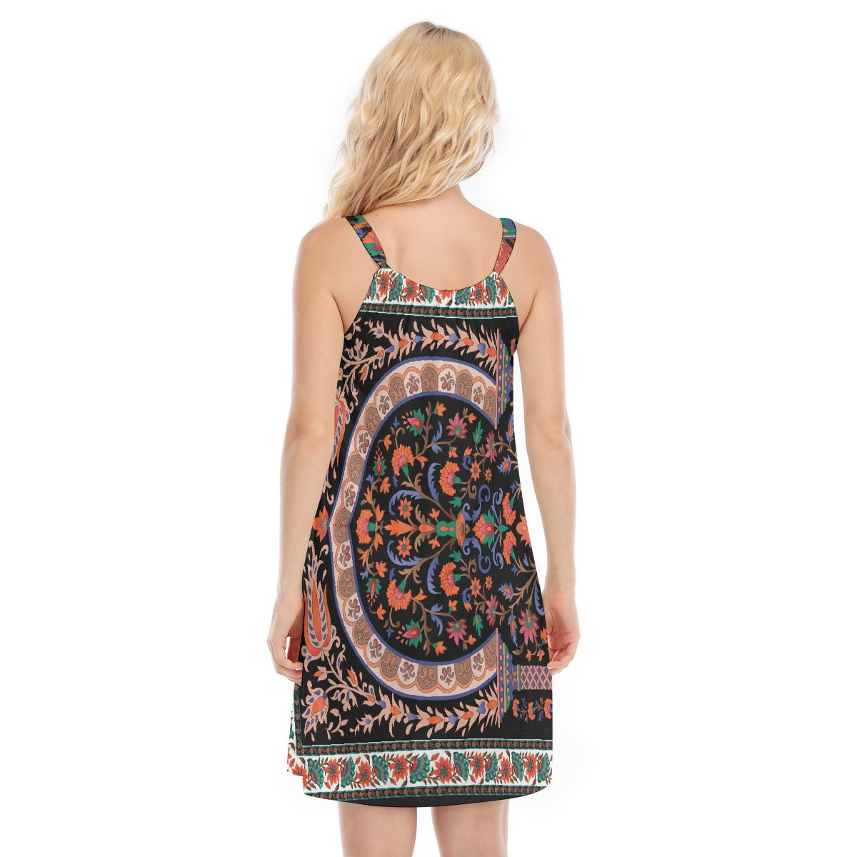 All-Over Print Women's O-neck Cami Dress