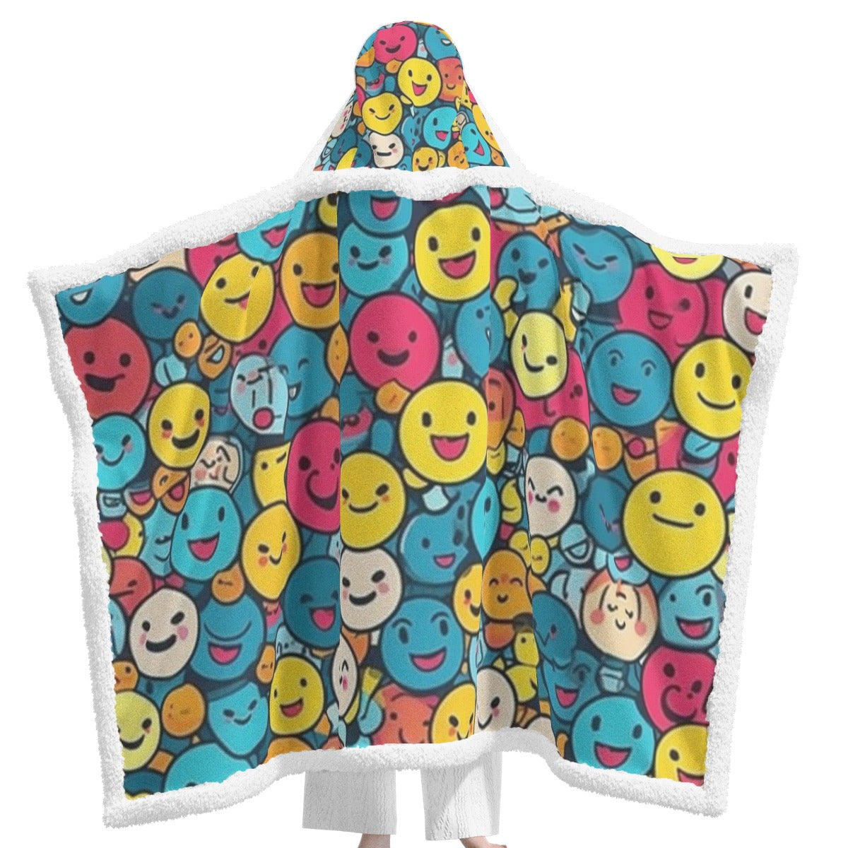 All-Over Print Unisex Wearable Hooded Blanket