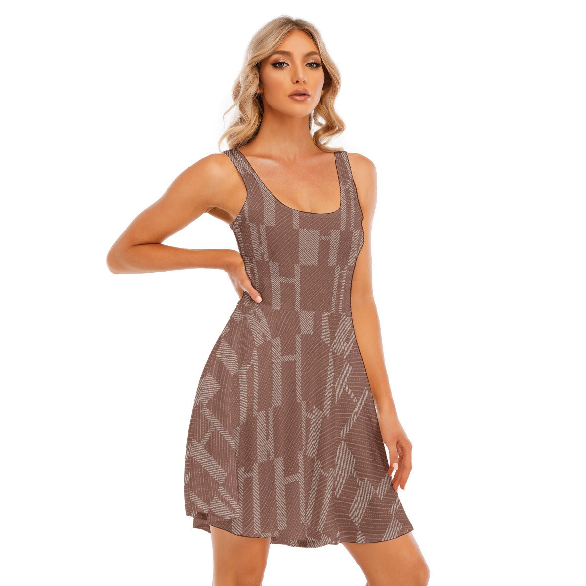 All-Over Print Women's Tank Vest Dress