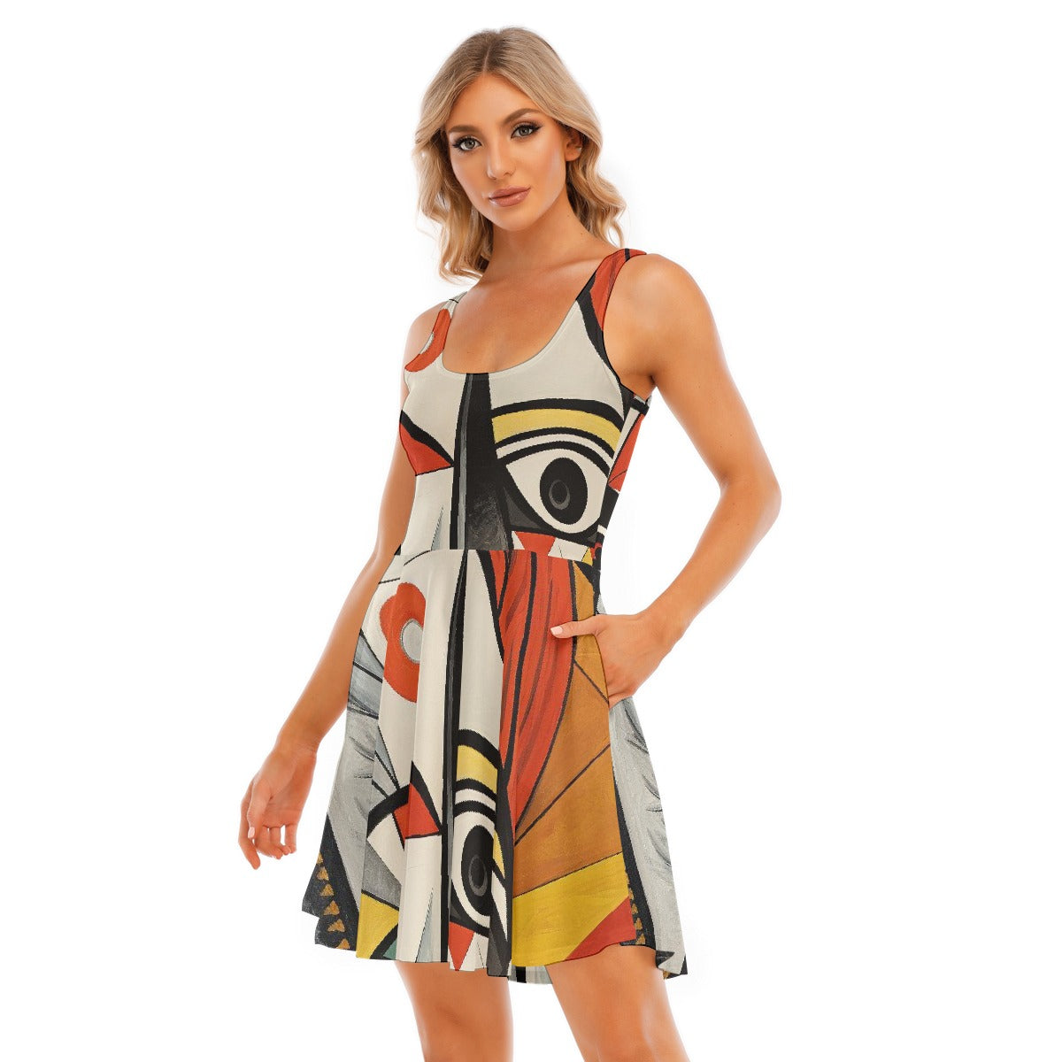 All-Over Print Women's Tank Vest Dress