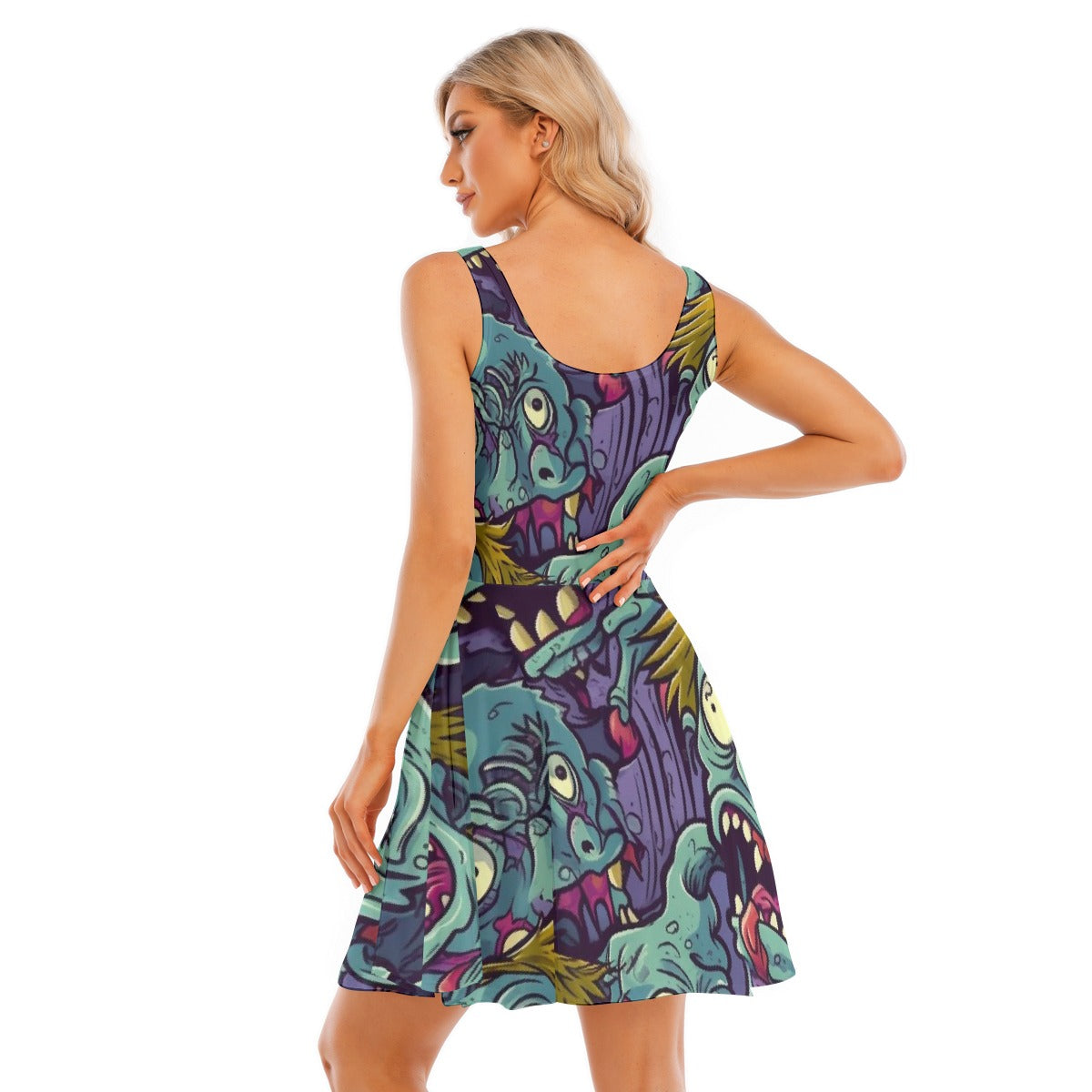 All-Over Print Women's Tank Vest Dress