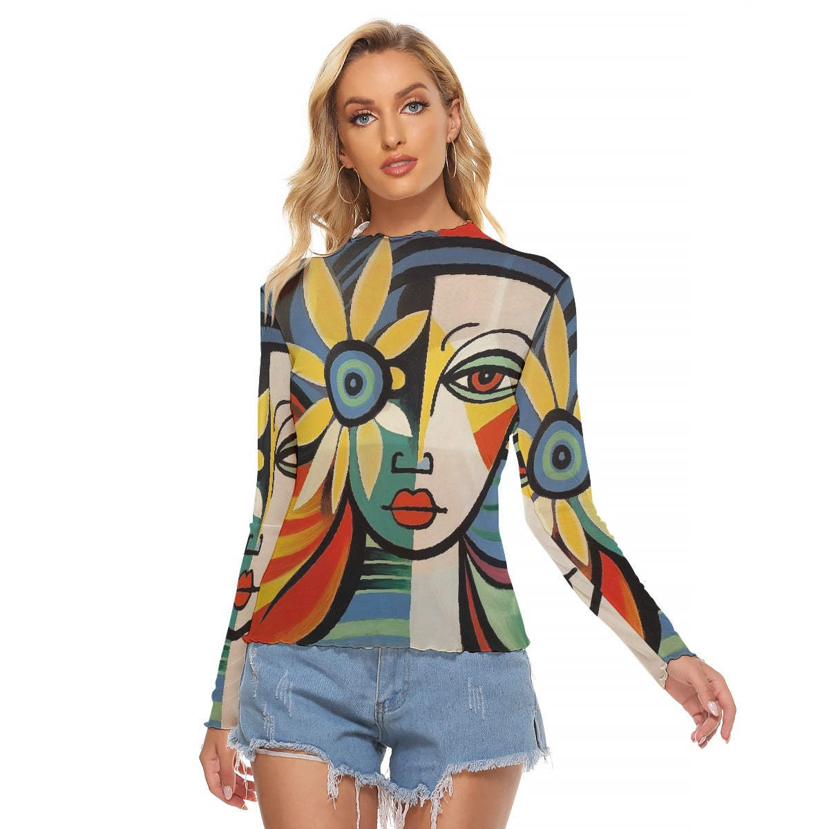 All-Over Print Women's Mesh T-shirt