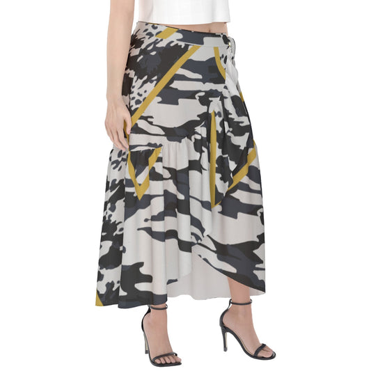 All-Over Print Women's Wrap Skirt