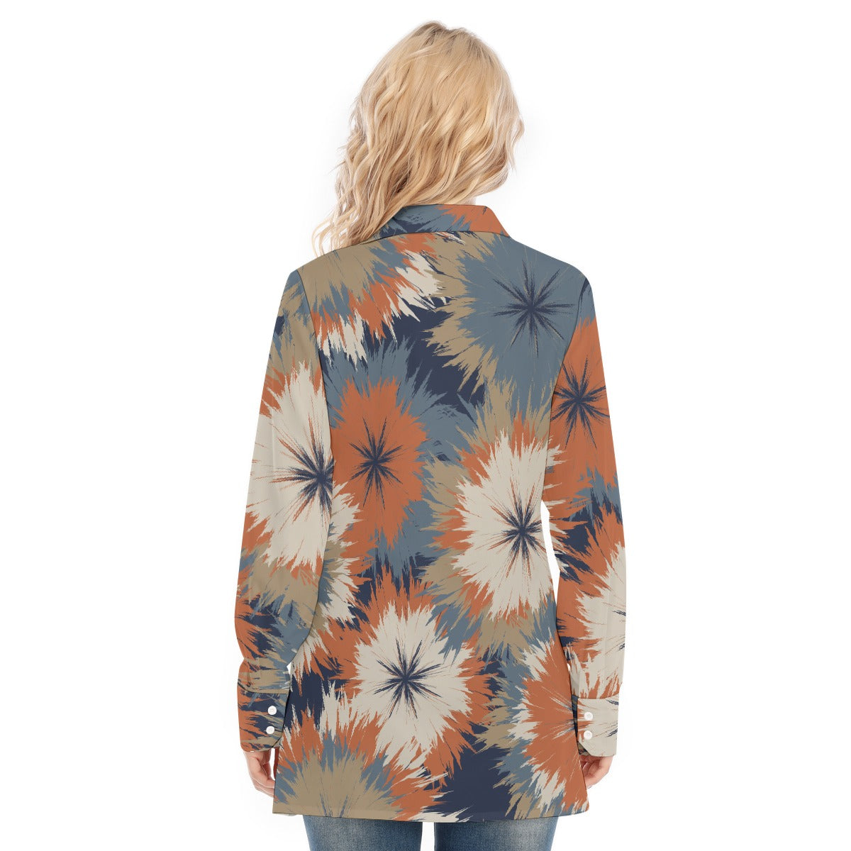 All-Over Print Women's Long Shirt