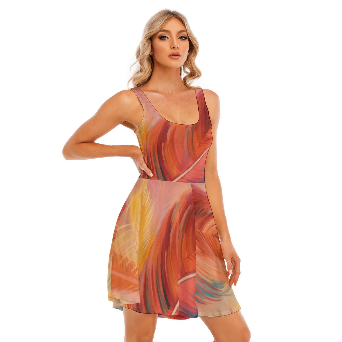 All-Over Print Women's Tank Vest Dress