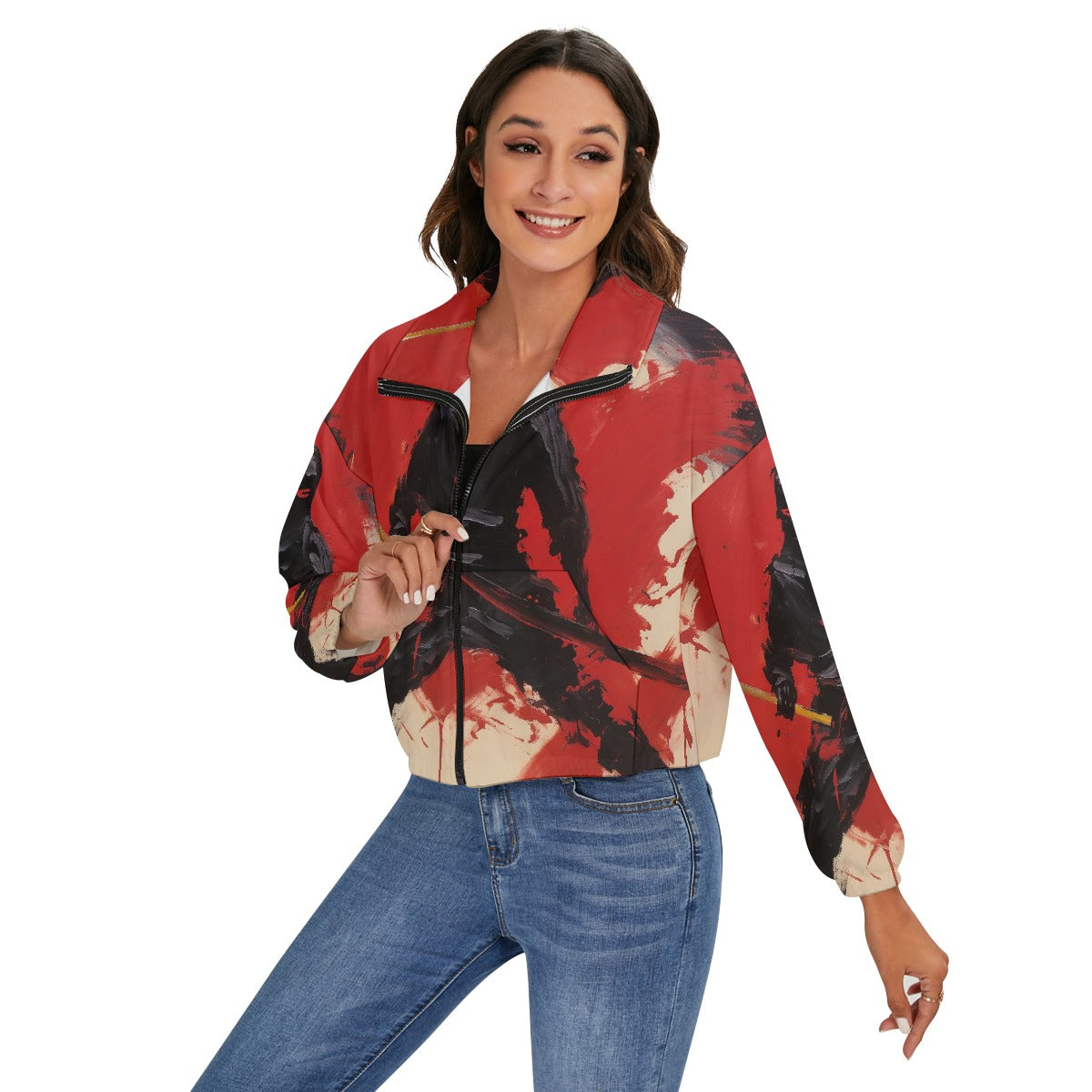 All-Over Print Women's Zip Jacket