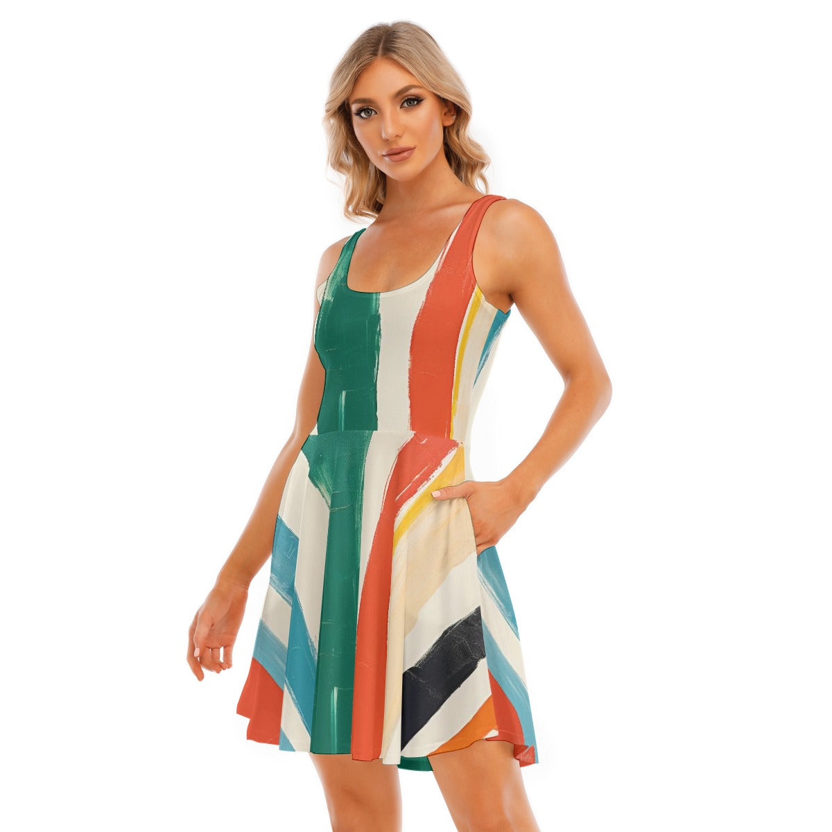 All-Over Print Women's Tank Vest Dress